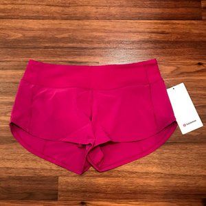 lululemon Speed Up LR Short 2.5" Size 4